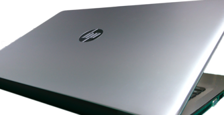 Serwisowany laptop HP. Klient korzystał z usługi czyszczenia układu chłodzenia.